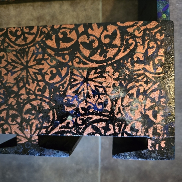 HANDCRAFTED Upcycled Wood Wine Rack HANDPAINTED Bar Decor Wall Art Decor - Picture 10 of 17